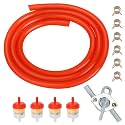 3.28FT 3/16 Inch ID Gas Fuel Line Compatible with 125cc 110cc Tao tao Coolster Apollo GY6 CRF50 XR50 50cc 90cc Motorcycle Pit Dirt Bike ATV Go Kart Parts with 1/4" Inline Shut Off Valve Petcock