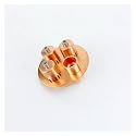 3" Copper Bubble Plate, Copper Overflow Cap for Bubble Plate