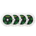 3" Cut Off Wheel for Wood Laminate Plastic - 4pcs 75mm Wood Cutting Disc Arbor 3/8"(10mm) Tungsten Carbide Cutting Blade for Rubber Plastic