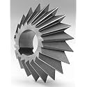 3" Diameter 1/2" Wide, Single Angle Cutter, 45 Degree Angle, Right Hand, HSS, Super Tool, 185008, USA Made