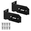 3" Door Lock Hasp Latch Stainless Steel Safety Packlock Clasp Hasp Lock