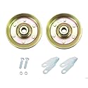 3" Heavy Duty Garage Door Pulley Kits, 3/8" Arbor 200LB Load, 2 Sheave Pulleys, 2 Clevis Forks, 2 Bolts and Nuts Kit