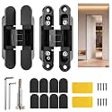 3" Hidden Door Hinge, Concealed Hinges 180° Swing for Hidden Doors