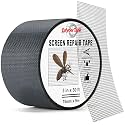 3" x 30FT Black Window Screen Repair Tape Fiberglass Mesh Patch Tape