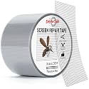 3" x 30FT Grey Window Screen Repair Tape Fiberglass Mesh Patch Tape