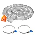 3"x10' Clear PVC Dust Collection Hose-Heavy duty, Fit 3 In Dust Collector