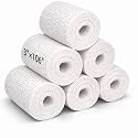3'' x 106'' Plaster Cloth Gauze Bandages Rolls, 6 Pack 500gsm Plaster Strip