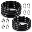 3/4" &amp; 5/8"Heater Hose, Silicone Heater Hose 5 FT Each, 8 Clamps