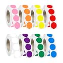 3/4" Colored Dot Stickers Round Circle Coding Labels (Colorful)