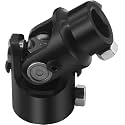 3/4" DD X 1" DD Steering Universal U Joint 3/4 dd Steering Shaft Coupler U-Joint Coupling Automotive Replacement Black