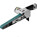 3/4" x 20.5" Air Belt Sander, Mini Belt Sander for Woodworking/Metal Working, 2 Belts (80/100#), Industrial Pneumatic Tool