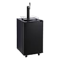 3.4 Cubic Feet Single-Tap Kegerator with Stainless Steel Finish, Drip Tray, and Versatile Features