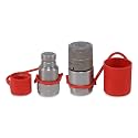 3/4″ Flat Face Hydraulic Quick Couplers Set - 1″ SAE Port