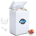 3.5 Cu.Ft Small Deep Freezer, Quiet Compact Chest Freezer