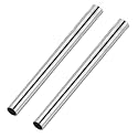 3.5 Inch Stainless Steel Exhaust Pipe 40 Inch Long, 3.5" OD x 40" Length T304 Straight Exhaust Tubing DIY Extension Pipe, Automotive Universal Fit, 2 Pack