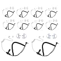 3.5mm Listen Only Earpiece Compatible with Baofeng Motorola Mic 10PCS