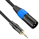 3.5mm to XLR Cable, 1/8 Inch to XLR Male to Male Audio Cord, 6.6FT