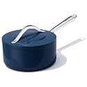 CookinCraze 3.5 QT Ceramic Sauce Pan with Lid, Nonstick Sauce Pot for Rice
