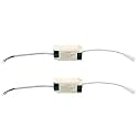 3-5W LED Driver, Constant Current 300mA AC 85-265V Output 9-20V SM Male Connector External Power Supply Rectifier Transformer for LED Ceiling Light