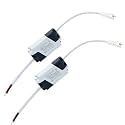 3~5W LED Driver, Constant Current 300mA AC 85~265V Output 12~18V SM Male Connector External Power Supply Rectifier Transformer for LED Ceiling Lamp