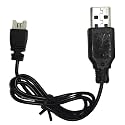 3.7v lipo Battery USB Charger Cable for RC Batteries | Charge Drone Batteries | Compatible with Syma x5 x5c hubsan RC Quadcopter Drone | Black (1)