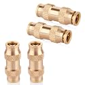 3/8" Brass DOT Push To Connect Fitting for Air Brake System 4PCS