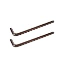 3/8" Hex Key Wrench Extra Long 6.7" Length L Shaped Ball End Allen Wrench -2pcs