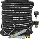 3/8" ID 4800PSI Pressure Washer Hose 75FT, Steel Wire Braided Pressure Hose