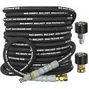 3/8" ID 4800PSI Pressure Washer Hose 25FT, Steel Wire Braided Pressure Hose