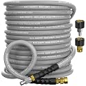 3/8" ID 4800PSI Pressure Washer Hose 75FT, Steel Wire Braided Pressure Hose