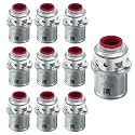 3/8" Snap-in MC Connector 1/2" Knockout UL Listed 10 Pack