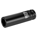 1/2 Inch Drive x 16mm Deep 6PT CR-MO Impact Socket for Removing Axle nut