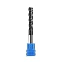3/8'' Carbide Long End Mill, 4 Flute, AlTiN Coating