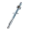 3/8 Concrete Anchors, 3/8 Wedge Anchors Bolts, 5" L, 50 Pcs