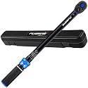 3/8 inch Drive Click Torque Wrench, Click Torque Wrench 3/8 Torquimetro 10-110 FT.LB/13.6-149.2 Nm, Dual-Direction Adjustable 72 Tooth for Bike Moto and Car Repair
