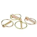 3/8 Inch Tractor Lynch Pin Heavy Duty Lynch Pin Assortment Kit for Farm Tractors Trailers Trucks Mowers ,6PCS