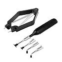 3.9"/100mm Stainless Steel IC Chip Extractor,Vacuum Sucking Pen Motherboard Circuit Board Component Puller, Chip Extraction Puller Tool 2PCS
