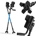 3‑Angle Adjustable Forearm Crutches for Adult Walking, Blue
