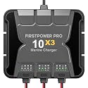 3 Bank Marine Battery Charger 10X3, 30A (10A/Bank) - 12V Boat Charger