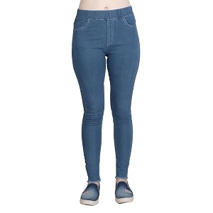 3 Butterflies Womens Denim Denim Lycra Blend