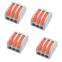 3 Circuit Inline Splices Connector - Lever
