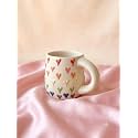 3 D Heart Ceramic Coffee Mug | High Quality Glossy Finish Mugs | Stylish Beverage Cups for Home Office | Ideal Gift for Friends, Birthdays, Festive Celebrations