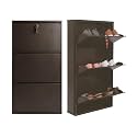 3 Door Wall Mounted Metal Shoe Rack