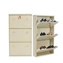 3 Door Wall Mounted Metal Shoe Rack