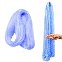 3 Finger Unfinished Fishing Gill Net | 65mm Mesh Size | 11ft Height x 250–300ft Length | Twine 015 Ultra-Fine Monofilament | Raw Transparent Nylon Net for Big Freshwater Fish