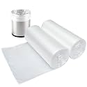 3 Gallon Small Clear Bathroom Trash Bags, Office Wastebasket Liners Garbage Bags for Restroom, Home Bins, 100 Counts