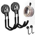 3-H Heavy Duty Magnetic Hooks, Large Magnet Hooks,2 Pack Black