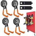 3-H Heavy Duty Magnetic Hooks, Large Magnet Hooks,4 Pack Gray