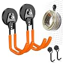 3-H Heavy Duty Magnetic Hooks, Large Magnet Hooks,2 Pack Orange