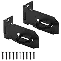 3 Inch Door Lock Hasp Latch, Security Packlock Clasp Hasp Lock Latch, Stainless Steel Gate Lock Hasp for Outdoor Fence Gate,Barn Door, Cabinet, Drawer, Brushed Finish with Screws, 2 Pack